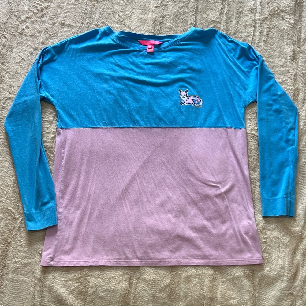 Lilly Pulitzer Finn top size M in ruff night